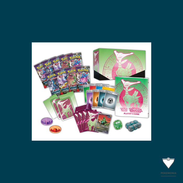 Cartonase sau Carti Pokemon Temporal Forces Elite Trainer Box Iron Leaves Virizion [4]