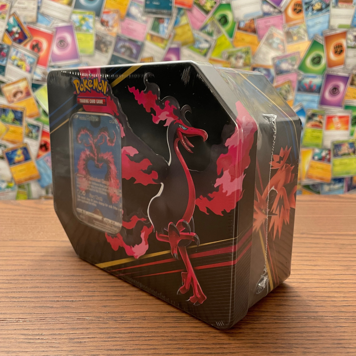 Set Cartonase Pokemon TCG Crown Zenith Tin Galarian Moltres [3]