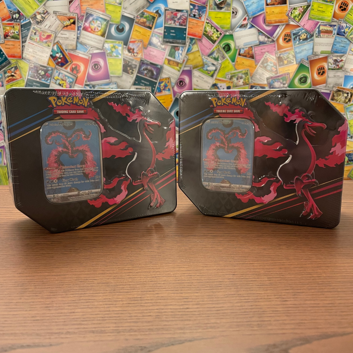 Set Cartonase Pokemon TCG Crown Zenith Tin Galarian Moltres [4]