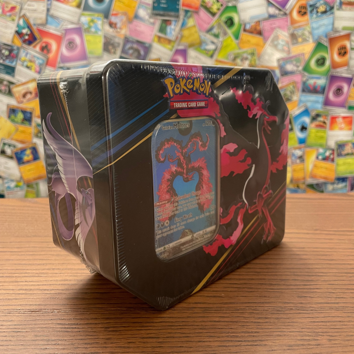 Set Cartonase Pokemon TCG Crown Zenith Tin Galarian Moltres [5]