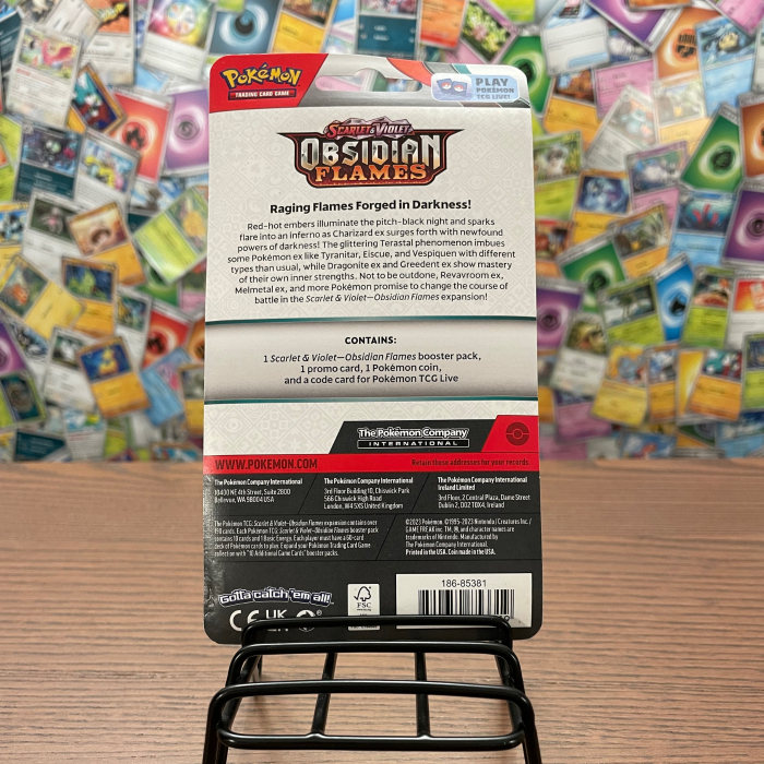 Cartonase Pokemon TCG Obsidian Flames Checklane Paldean Wooper [5]