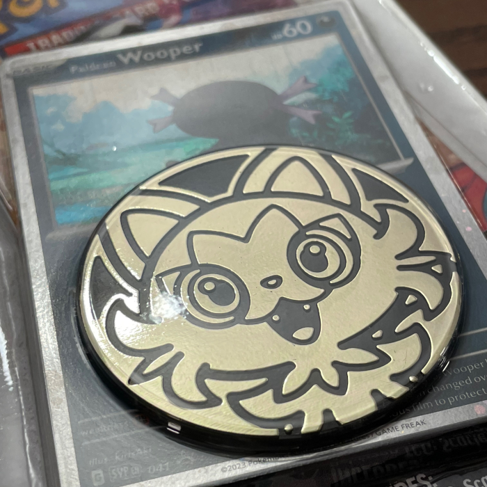 Cartonase Pokemon TCG Obsidian Flames Checklane Paldean Wooper [3]