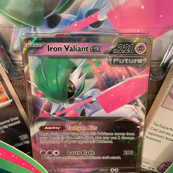Set cartonase Pokemon TCG Paradox Rift Iron Valiant EX Box [5]