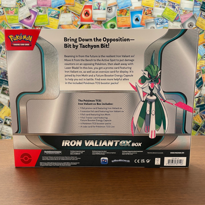 Set cartonase Pokemon TCG Paradox Rift Iron Valiant EX Box [4]