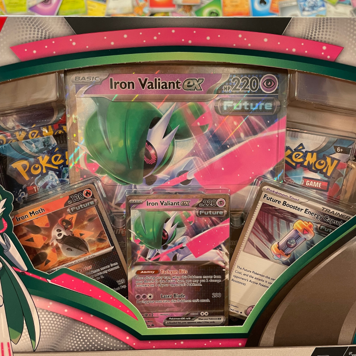 Set cartonase Pokemon TCG Paradox Rift Iron Valiant EX Box [6]