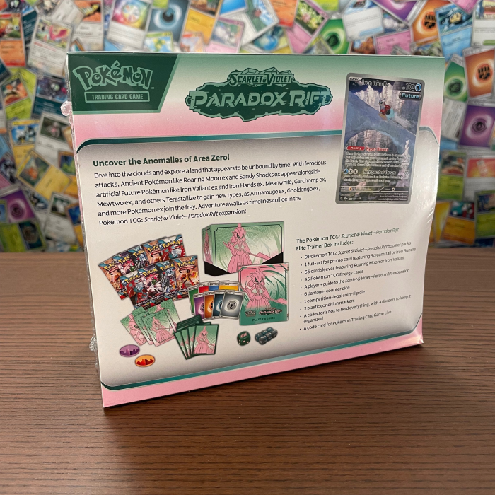 Pokemon TCG Scarlet & Violet Paradox Rift Elite Trainer Box Iron Valiant pret [2]