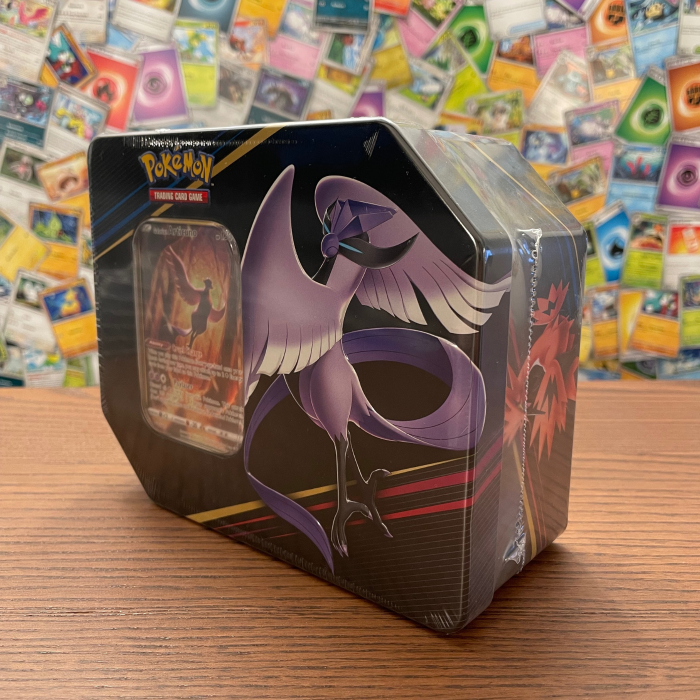 Set Cartonase Pokemon TCG Crown Zenith Tin Galarian Articuno [4]