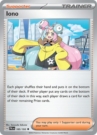 Iono SVP 124 - Carti Pokemon Scarlet & Violet Promo in engleza [1]