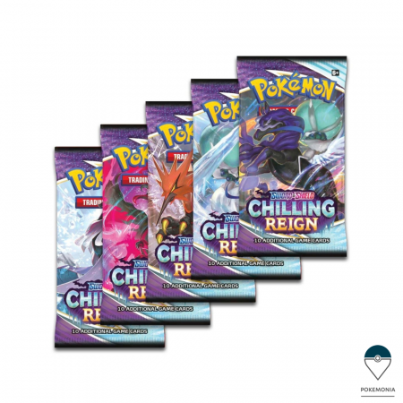 Box Break sau Rip'n'Ship in direct pe Youtube - Live Rip'n'Ship Pokemon TCG Chilling Reign Bundle 5 Pachete