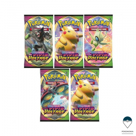 Box Break sau Rip'n'Ship in direct pe Youtube - Live Rip'n'Ship Pokemon TCG Vivid Voltage Bundle 5 Pachete