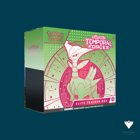 Pokemon TCG: Temporal Forces - Cartonase sau Carti Pokemon Temporal Forces Elite Trainer Box Iron Leaves Virizion