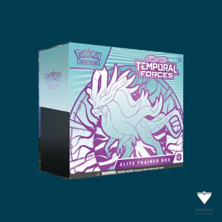 Pokemon TCG: Temporal Forces - Cartonase sau carti Pokemon Temporal Forces Elite Trainer Box Walking Wake Suicune