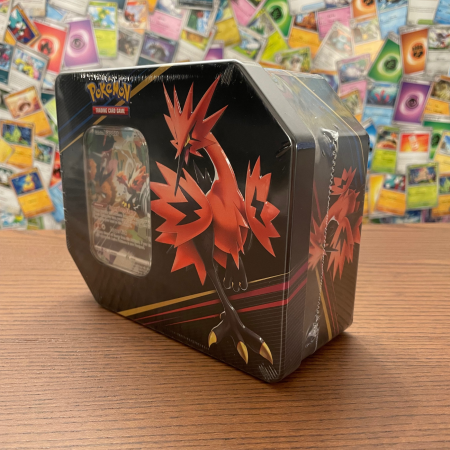 Set Cartonase Pokemon TCG Crown Zenith Tin Galarian Zapdos [2]