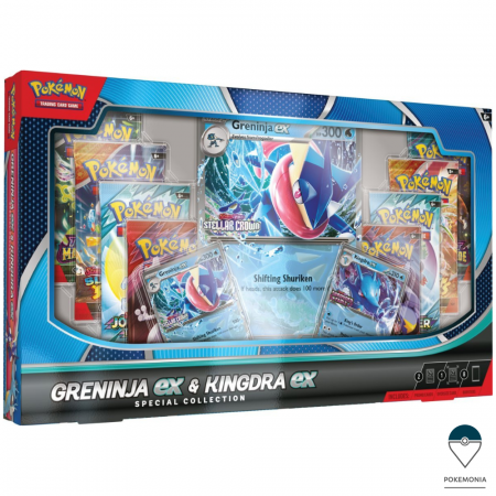 Pokemon Special Collection Box - Carti Pokemon TCG Greninja ex & Kingdra ex Special Collection