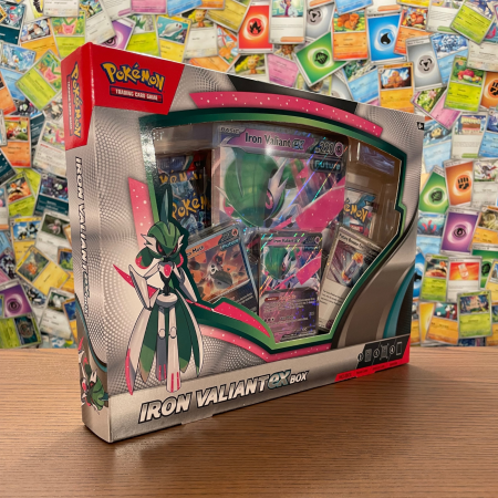 Set cartonase Pokemon TCG Paradox Rift Iron Valiant EX Box [2]