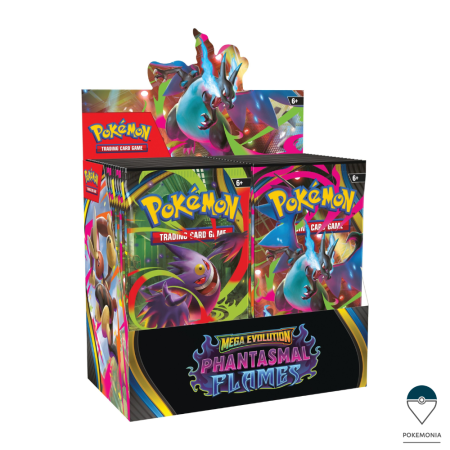 Pokemon TCG: Phantasmal Flames - Pokemon TCG Mega Evolution Phantasmal Flames Booster Box