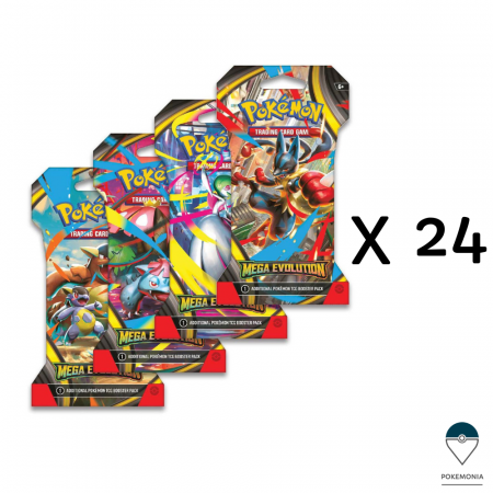 Pokemon TCG: Mega Evolution - Pokemon TCG Mega Evolution Sleeved Booster Pack Display