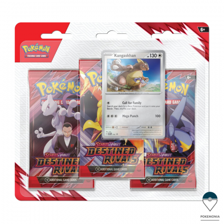 Pokemon TCG: Destined Rivals - Carti Pokemon TCG Destined Rivals 3 Pack Blister