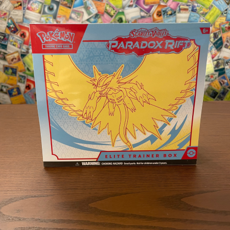 Set cartonase Pokemon TCG Scarlet & Violet Paradox Rift Elite Trainer Box Roaring Moon Romania [2]