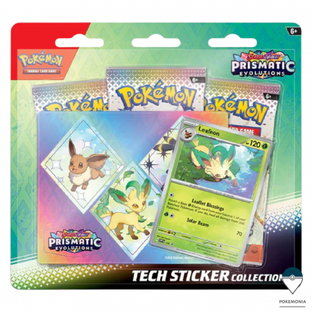 Pokemon TCG: Prismatic Evolutions - Carti Pokemon TCG Prismatic Evolutions Tech Sticker Leafeon
