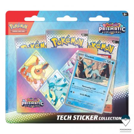Pokemon TCG: Prismatic Evolutions - Carti Pokemon TCG Prismatic Evolutions Tech Sticker Glaceon