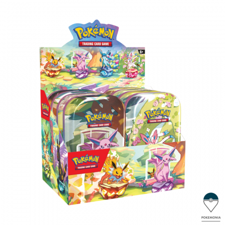 Pokemon TCG: Prismatic Evolutions - Carti Pokemon TCG Prismatic Evolutions Mini Tin Display
