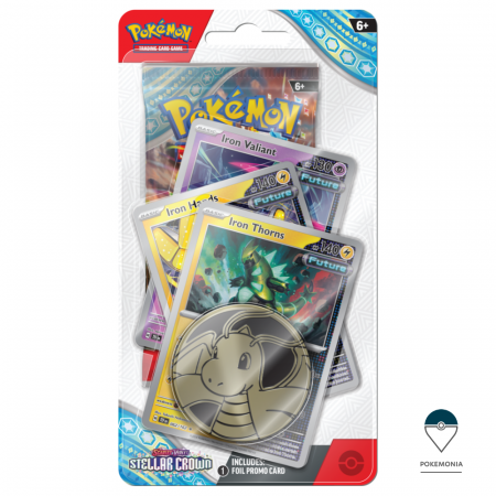 Pokemon TCG: Stellar Crown - Carti Pokemon Premium Checklane - Iron Valiant, Iron Hands, Iron Thorns