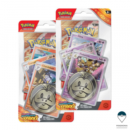 Pokemon TCG: Surging Sparks - Carti Pokemon TCG Surging Sparks Premium Checklane - Alakazam si Chandelure
