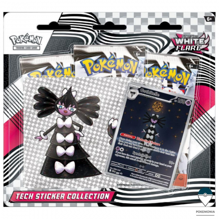 Pokemon TCG: Black Bolt & White Flare - Carti Pokemon TCG White Flare Tech Sticker Collection Gothitelle