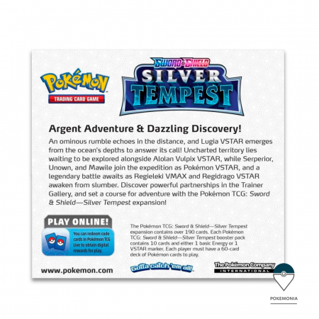 Set Cartonase sau Carti Pokemon TCG Sword & Shield Silver Tempest Booster Box [3]