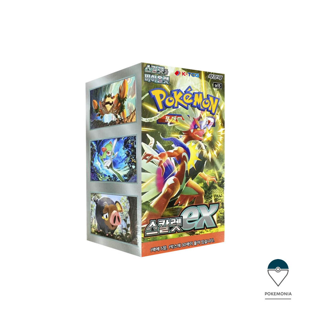 Set Cartonase Pokemon TCG Scarlet EX Booster Box Koreeana