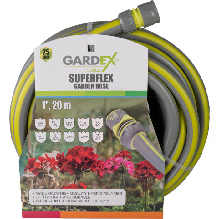 Furtun de gradina SUPERFLEX Diametru 1", Lungime 20m GX [1]