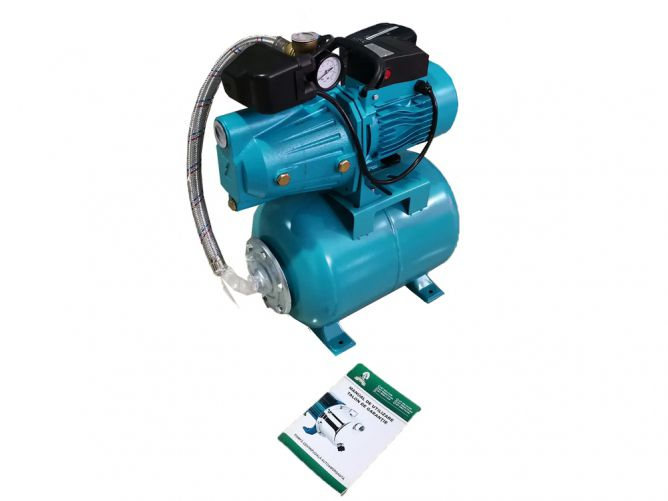Hidrofor Detoolz 0.75 kW, debit 3300l/h, inaltime de pompare 45m, carcasa pompa fonta, volum butelie 24 litri [1]