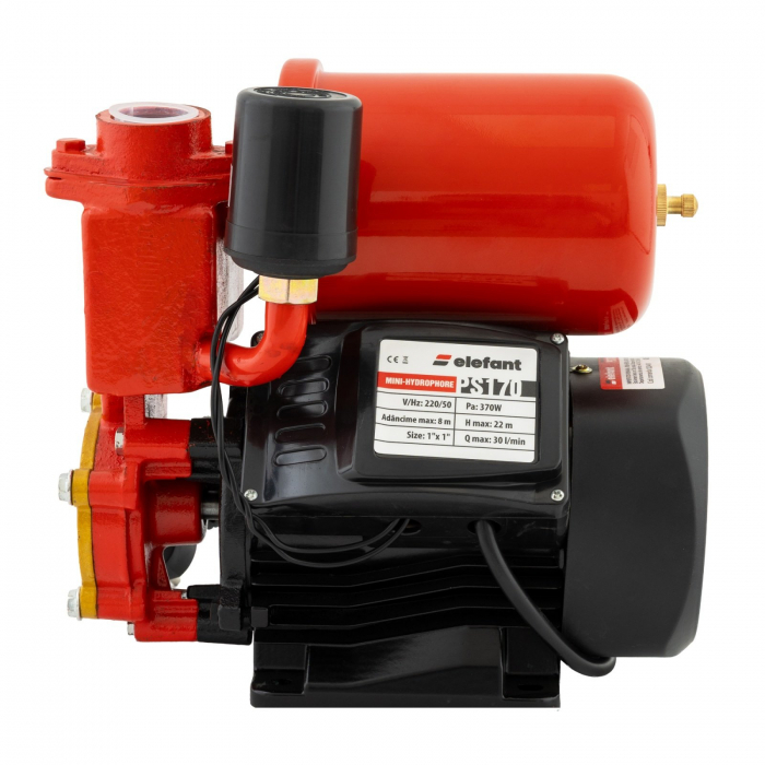 Mini Hidrofor Aquatic Elefant PS170 fonta, silentios, 0.37 kW, turbina bronz, max 1.8 bari [2]