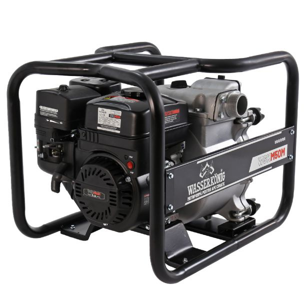 Motopompa 2" pentru apa cu namol Wasserkonig WSKM50M, maxim 35 m³/ora , inaltime refulare max 25 m, motor euro V, benzina, putere 7 CP [3]