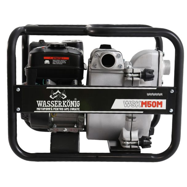 Motopompa 2" pentru apa cu namol Wasserkonig WSKM50M, maxim 35 m³/ora , inaltime refulare max 25 m, motor euro V, benzina, putere 7 CP [2]
