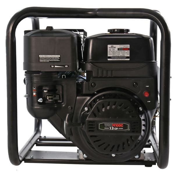 Motopompa 4" Wasserkonig WSKM100C, maxim 80 m³/ora , inaltime refulare max 25 m, motor euro V, benzina, putere 11 CP [4]