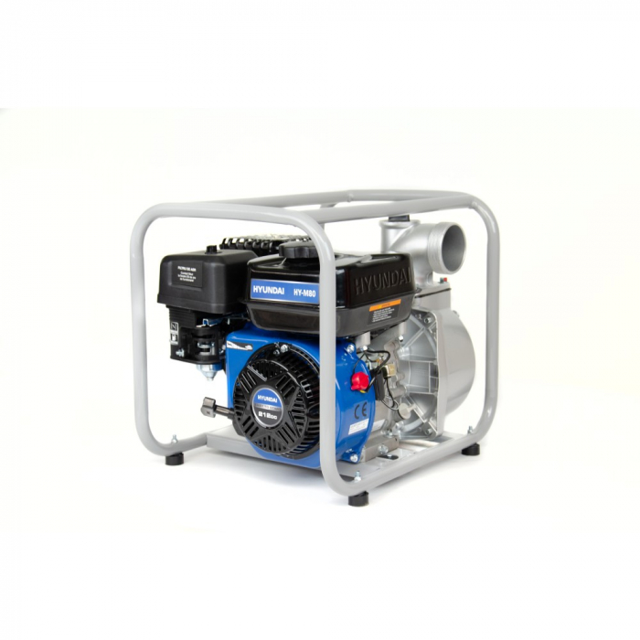 Motopompa ape curate Hyundai HY-M80, 3 tol, 5.8 CP, debit 966 l/min [1]