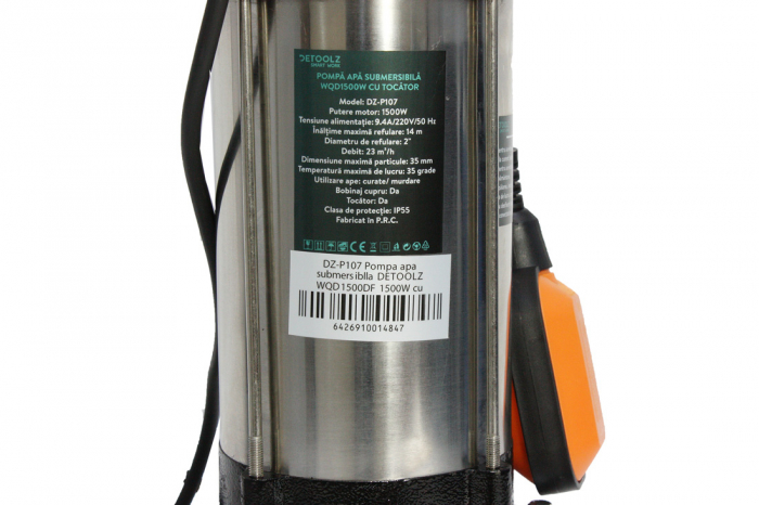 Pompa apa submersibila WQD1500DF 1500W cu tocator [2]