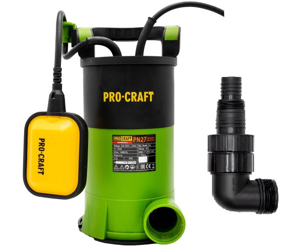 Pompa de drenaj și fecale Procraft PN27, debit 14000 l/h [1]