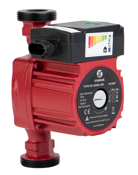 Pompa de recirculare apa calda cu economie de energie seria Gmax EA RS25-4EA-180, coloana 4 m [1]