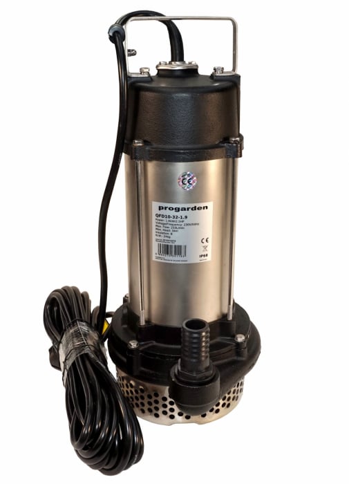 Pompa submersibila 1.25", 1.9kW, apa murdara, 230L/min, 32m ProGARDEN QFD10-32-1.9 [1]