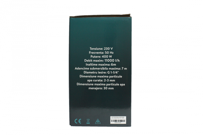 Pompa submersibila apa curata/murdara 3in1 400W, DZ-P100 DETOOLZ [12]