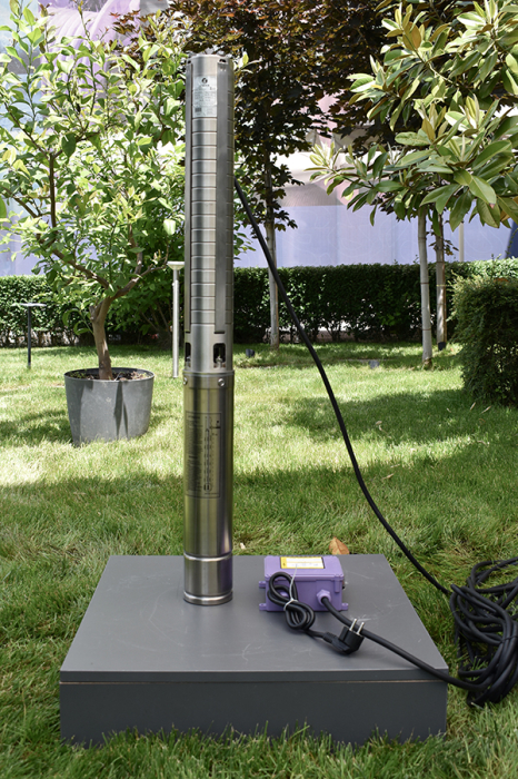 Pompa submersibila de foraj Gmax 4SPD517-1.5 cu 17 turbine de inox, debit 7 m3/h, putere 1.5 kw, coloana 106 m, cupru [9]