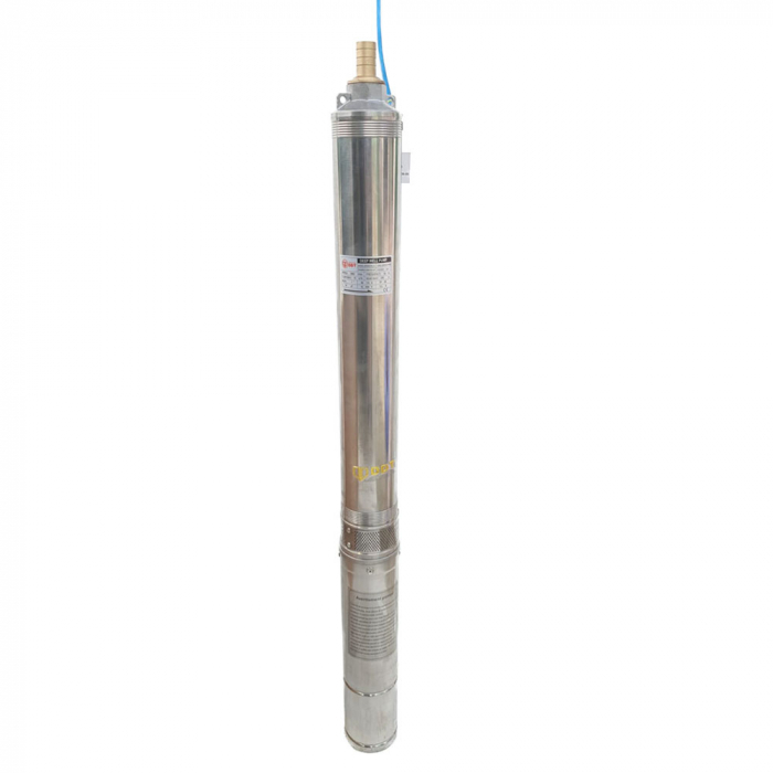 Pompa submersibila de mare adancime, DDT, 4SDM3-16, 2200 W, debit 10 m³/h, 16 turbine, Inox, refulare 200m [4]