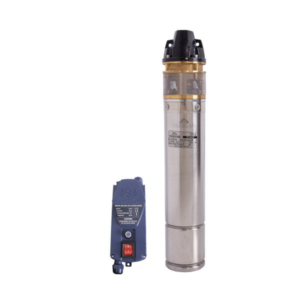 Pompa submersibila periferica Wasserkonig SI10052, diametru 4", putere 1450 W, debit 3100 l/h, inaltime refulare 100 m [2]