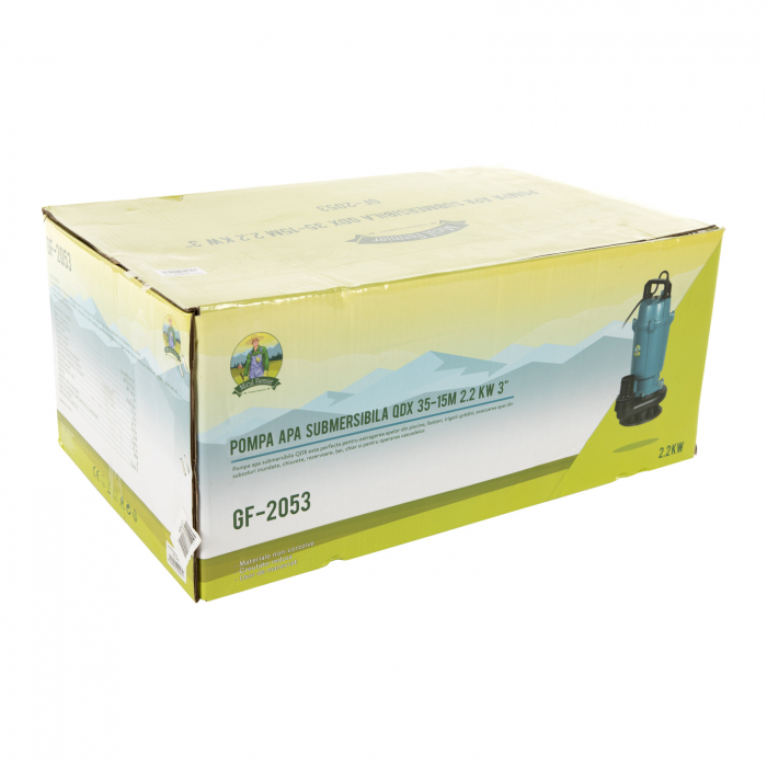 Pompa submersibila QDX35 - inaltime pompare 15 M, putere 2.2KW, 3 toli, Micul Fermier GF-2053 [6]