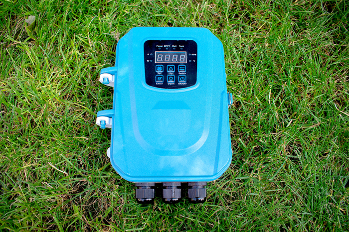 Pompă submersibilă solară foraj Gmax 4SW206-1, 1 kw, debit 5.8 m³/h, diametru Ø100 mm, DC 48–72V [3]