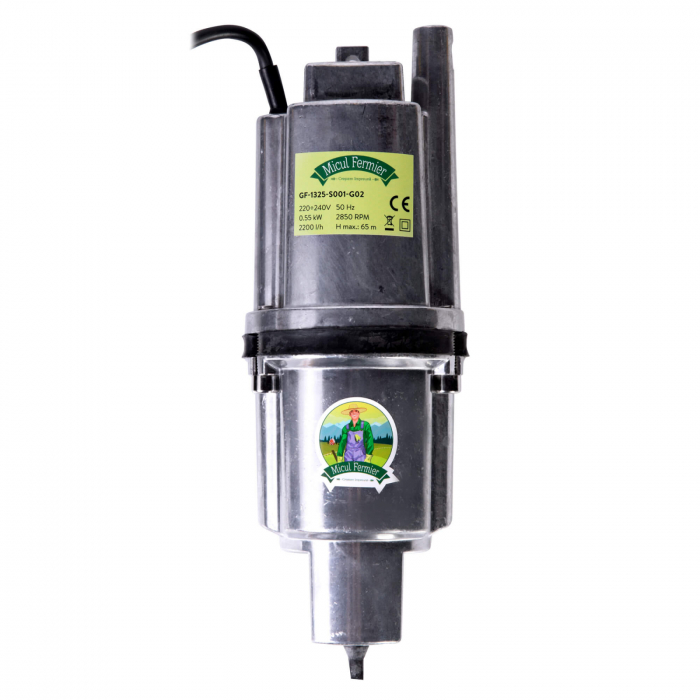 Pompa submersibila vibr putere 0,55kW, inaltime de refulare 65m, debit 2200l/h, racord 1/2" GF-1325-S001-G02 [1]