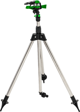 Furtune de irigat, banda de picurare și accesorii - Aspersor suprateran sectorial 1/2” cu rază 8 m, duză 4 mm, debit 0.85–1.18 m³/h, presiune 2–4 bar